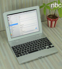NBC 苹果ipad3 键盘 ipad2 键盘 无线蓝牙带保护套 翻盖背壳 充电