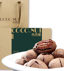 【天猫年货】壳壳果年货礼盒 碧根果礼盒 美国山核桃干果礼品640g