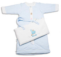 【特卖惠】全棉时代小兔印花婴儿长袍睡袋 秋冬款