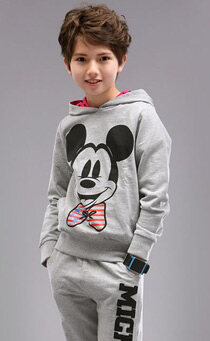 包邮迪士尼童装2013儿童春装秋装新款绿盒子男女童运动学院套装