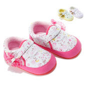 安宝儿 6-18个月婴儿学步鞋 软底防滑女宝宝鞋 学步鞋单鞋 秋冬款