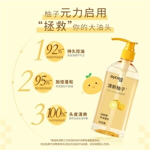 丝蕴（syoss）洗发水清新柚子控油蓬松洗发露420ml *2去屑头皮清爽洗头膏